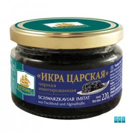 Fekete kaviár ”Tsarskaya kaviár” - imitáció 220g