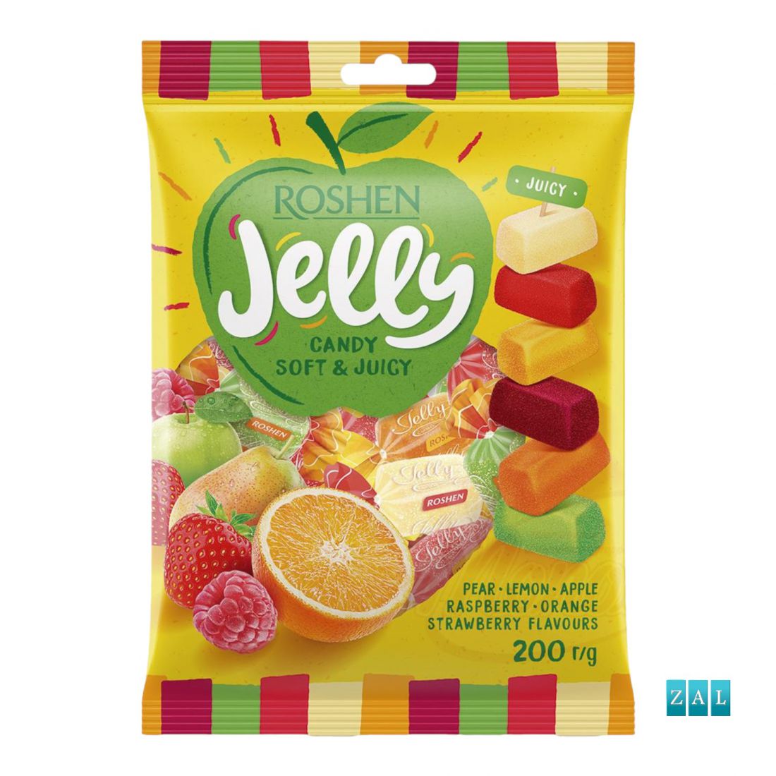 Gyümölcszselé bonbon keverék ”Jelly” 200g
